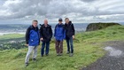 Our intrepid explorers appear on the summit