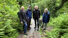 It rained on our way down