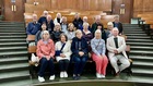 The whole visiting group