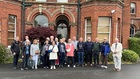 The whole visiting group