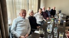 Lunch at River Bar, left to right