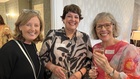 Drinks reception, left to right