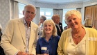 Drinks reception, left to right
