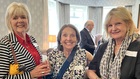 Drinks reception, left to right