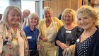 Drinks reception, left to right