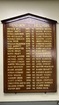 Wall mounted plaque for Head Boy and Head Girl